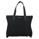 PRADA Tote Bag Nylon Black Auth yk16893-13