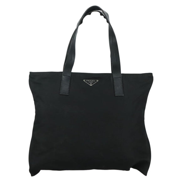 PRADA Tote Bag Nylon Black Auth yk16893