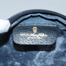 GUCCI GG Supreme Sherry Line Clutch Bag PVC Navy Red 010 378 Auth yk16908-9