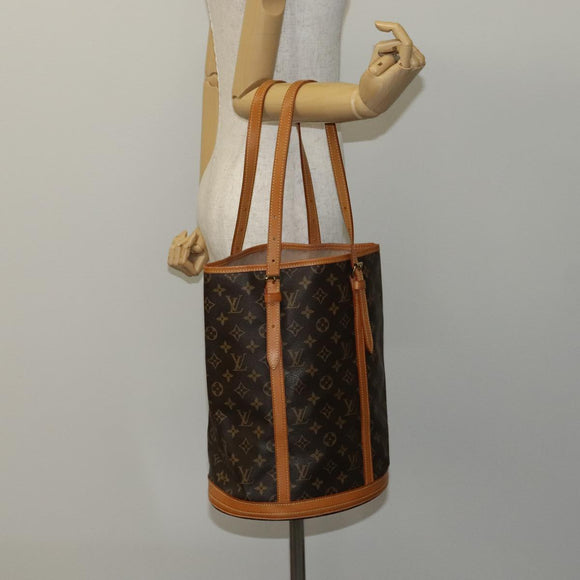 LOUIS VUITTON Monogram Bucket GM Shoulder Bag M42236 LV Auth yk16923