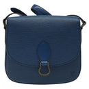 LOUIS VUITTON Epi Saint Cloud GM Shoulder Bag Toledo Blue M52195 LV Auth yk16925-13