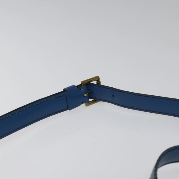 LOUIS VUITTON Epi Saint Cloud GM Shoulder Bag Toledo Blue M52195 LV Auth yk16925