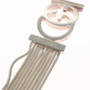 GUCCI Interlocking Bracelet Ag925 Silver Auth yk16929-9