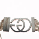 GUCCI Interlocking Bracelet Ag925 Silver Auth yk16929-2