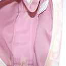 Christian Dior Trotter Canvas Pouch PVC Leather Pink Auth yk16934-16