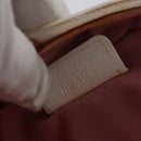 Christian Dior Trotter Canvas Pouch PVC Leather Pink Auth yk16934-19