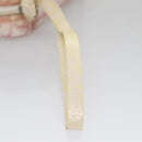 Christian Dior Trotter Canvas Pouch PVC Leather Pink Auth yk16934-7