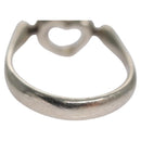 TIFFANY&Co. Open Heart Ring Ag925 Silver Auth yk16935-3