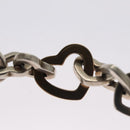 TIFFANY&Co. Heart Link Bracelet Ag925 Gold 750 Silver Auth yk16941-7