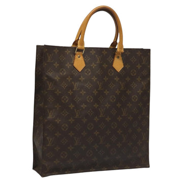 LOUIS VUITTON Monogram Sac Plat Hand Bag M51140 LV Auth yk16972