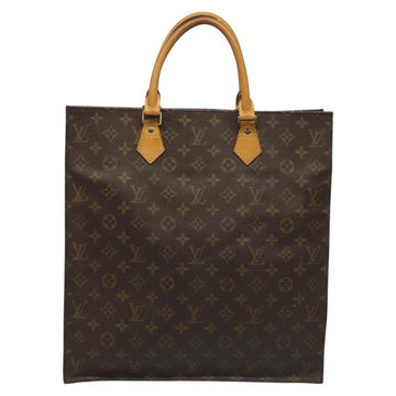 LOUIS VUITTON Monogram Sac Plat Hand Bag M51140 LV Auth yk16972 - 0