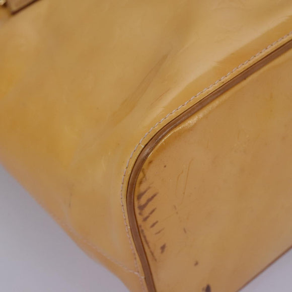LOUIS VUITTON Monogram Vernis Houston Bag Marshmallow Pink M91302 Auth yk16980