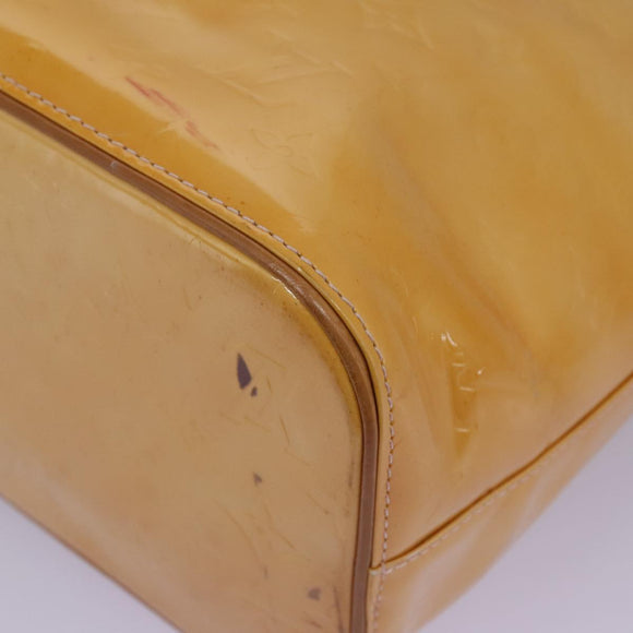 LOUIS VUITTON Monogram Vernis Houston Bag Marshmallow Pink M91302 Auth yk16980