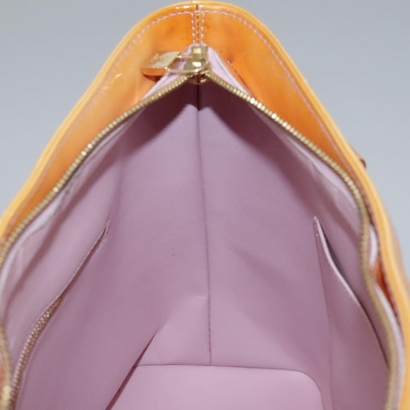 LOUIS VUITTON Monogram Vernis Houston Bag Marshmallow Pink M91302 Auth yk16980