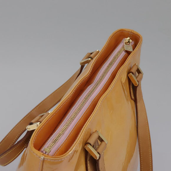LOUIS VUITTON Monogram Vernis Houston Bag Marshmallow Pink M91302 Auth yk16980