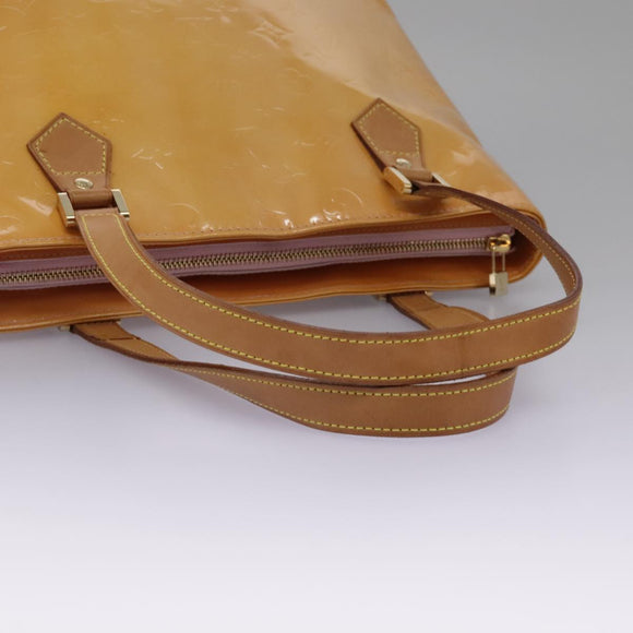 LOUIS VUITTON Monogram Vernis Houston Bag Marshmallow Pink M91302 Auth yk16980