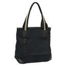 GUCCI GG Canvas Sherry Line Tote Bag Black White 019 0402 1705 Auth yk16982-1