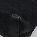 GUCCI GG Canvas Sherry Line Tote Bag Black White 019 0402 1705 Auth yk16982-15