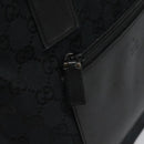 GUCCI GG Canvas Sherry Line Tote Bag Black White 019 0402 1705 Auth yk16982-15