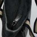 GUCCI GG Canvas Sherry Line Tote Bag Black White 019 0402 1705 Auth yk16982-16