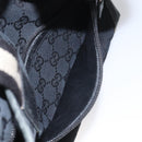 GUCCI GG Canvas Sherry Line Tote Bag Black White 019 0402 1705 Auth yk16982-23