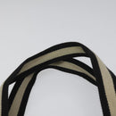 GUCCI GG Canvas Sherry Line Tote Bag Black White 019 0402 1705 Auth yk16982-8