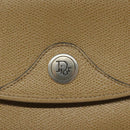 Christian Dior Shoulder Bag Leather Beige Auth yk17006-17