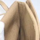 Christian Dior Shoulder Bag Leather Beige Auth yk17006-18