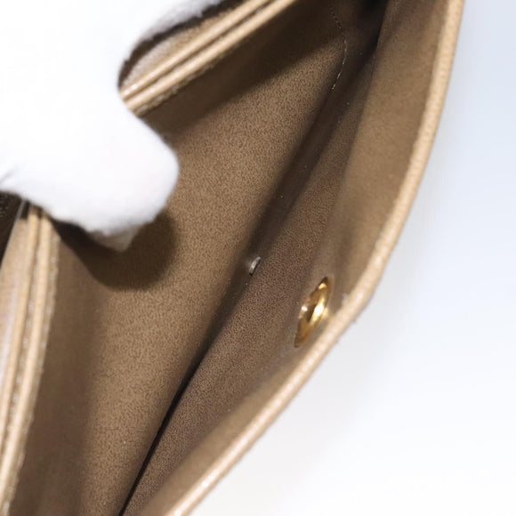 Christian Dior Shoulder Bag Leather Beige Auth yk17006