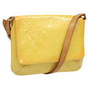 LOUIS VUITTON Monogram Vernis Thompson Street Bag Yellow M91071 LV Auth yk17007-1