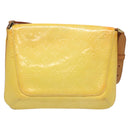 LOUIS VUITTON Monogram Vernis Thompson Street Bag Yellow M91071 LV Auth yk17007-2