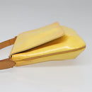 LOUIS VUITTON Monogram Vernis Thompson Street Bag Yellow M91071 LV Auth yk17007-4