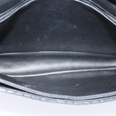 BALLY Quilted Chain Shoulder Bag Leather Black Gold Auth yk17027-11