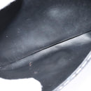 BALLY Quilted Chain Shoulder Bag Leather Black Gold Auth yk17027-23