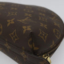 LOUIS VUITTON Monogram Trousse Demi Ronde Cosmetic Pouch M47520 LV Auth yk17035-15