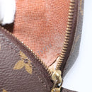 LOUIS VUITTON Monogram Trousse Demi Ronde Cosmetic Pouch M47520 LV Auth yk17035-12