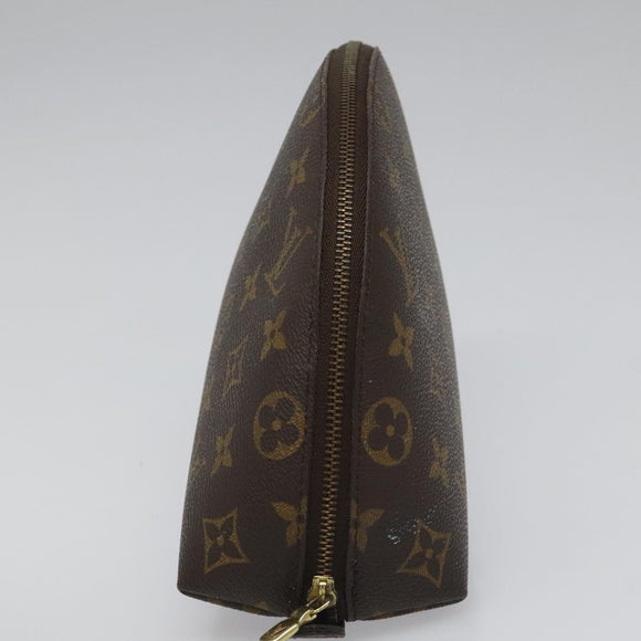 LOUIS VUITTON Monogram Trousse Demi Ronde Cosmetic Pouch M47520 LV Auth yk17035