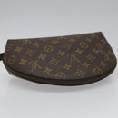 LOUIS VUITTON Monogram Trousse Demi Ronde Cosmetic Pouch M47520 LV Auth yk17035-5