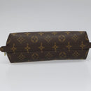 LOUIS VUITTON Monogram Trousse Demi Ronde Cosmetic Pouch M47520 LV Auth yk17035-6
