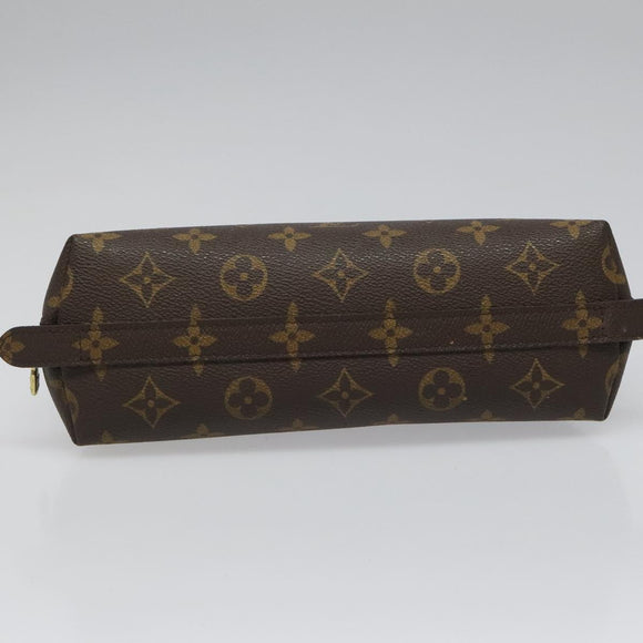 LOUIS VUITTON Monogram Trousse Demi Ronde Cosmetic Pouch M47520 LV Auth yk17035