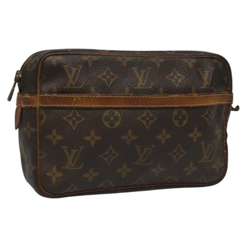 LOUIS VUITTON Monogram Compiegne 23 Clutch Bag M51847 LV Auth yk17047
