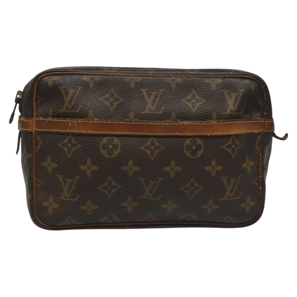 LOUIS VUITTON Monogram Compiegne 23 Clutch Bag M51847 LV Auth yk17047