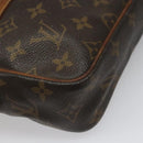 LOUIS VUITTON Monogram Compiegne 23 Clutch Bag M51847 LV Auth yk17047-9