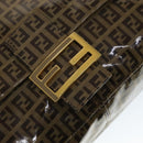 FENDI Zucchino Canvas Mamma Baguette Shoulder Bag Beige Auth yk17049AV-18