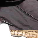 FENDI Zucchino Canvas Mamma Baguette Shoulder Bag Beige Auth yk17049AV-10