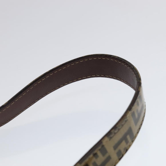 FENDI Zucchino Canvas Mamma Baguette Shoulder Bag Beige Auth yk17049AV