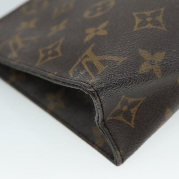 LOUIS VUITTON Monogram Poche Toilette 19 Pouch M47544 LV Auth yk17090