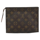 LOUIS VUITTON Monogram Poche Toilette 19 Pouch M47544 LV Auth yk17090-2