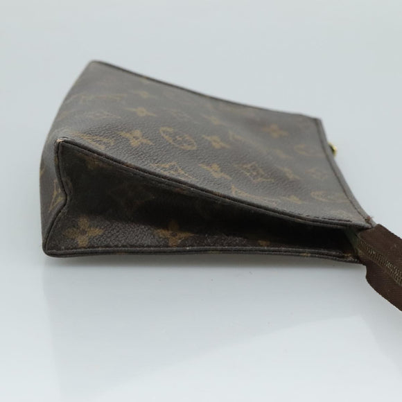 LOUIS VUITTON Monogram Poche Toilette 19 Pouch M47544 LV Auth yk17090