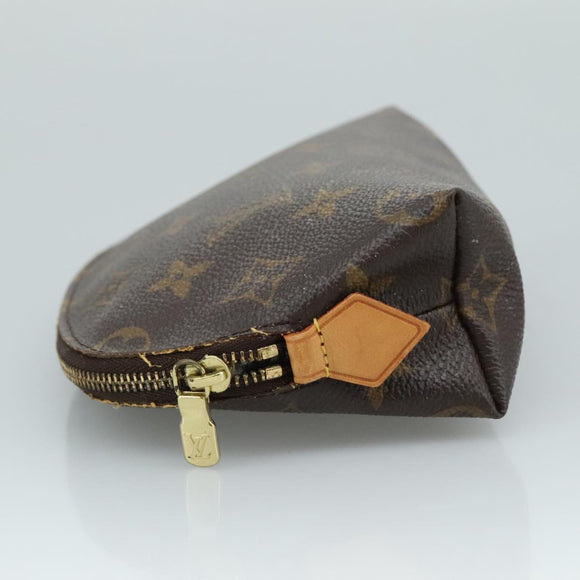 LOUIS VUITTON Monogram Pochette Cosmetic PM Cosmetic Pouch M47515 Auth yk17091